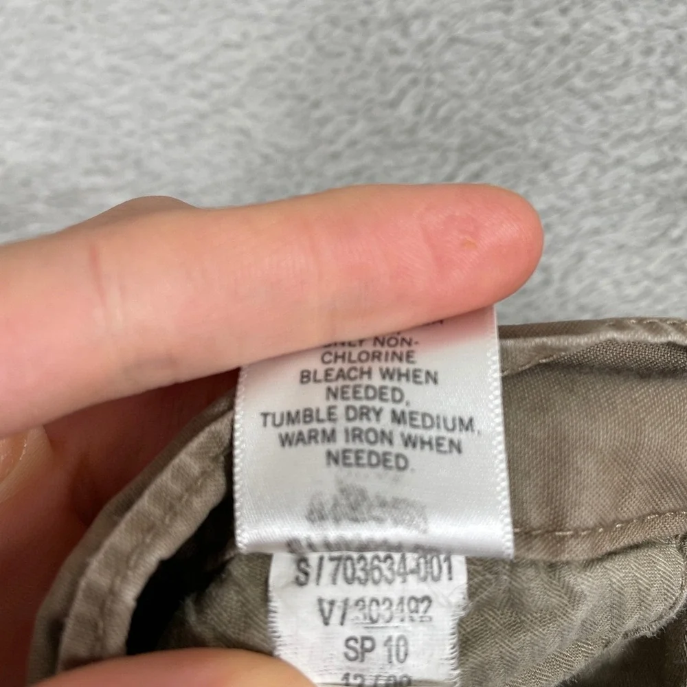 Banana Republic‎ Cargo Pants Mens 33x32 Brown Cotton Multi Pocket Utility Chino